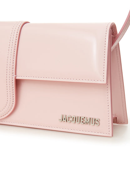 Chic Pink Patent Leather Shoulder Bag