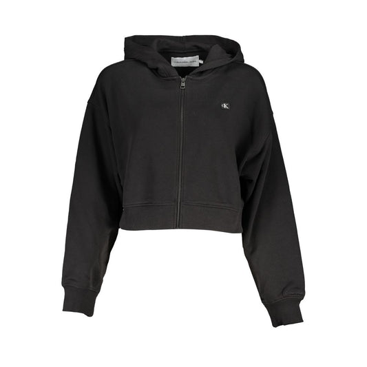 Chic Hooded Sweatshirt in Timeless Black