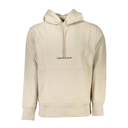 Beige Fleece-Lined Hoodie - Timeless Comfort