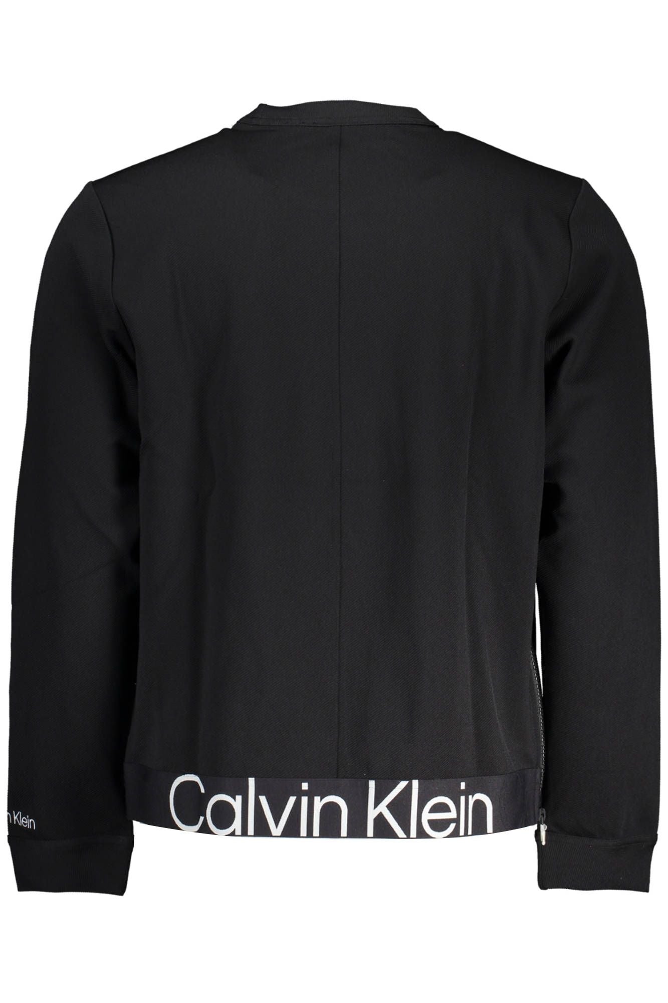 Elegant Black Sweatshirt with Iconic Embroidery