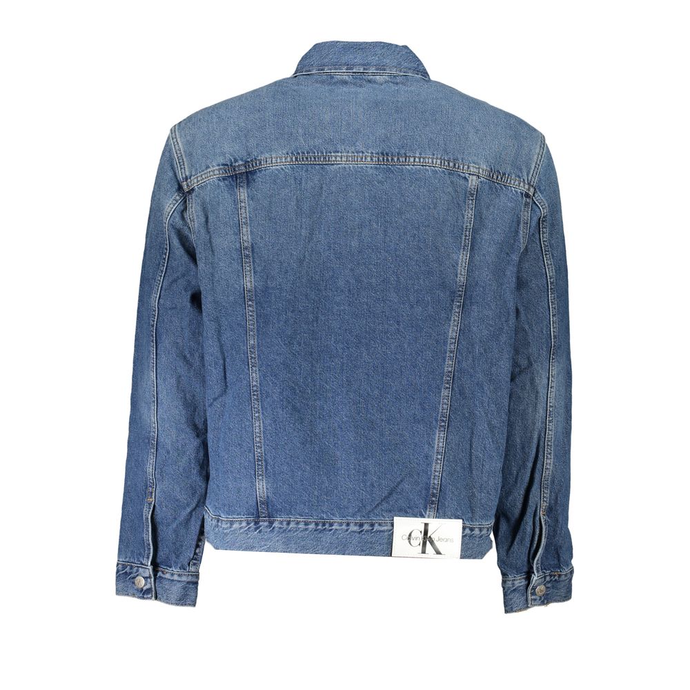 Chic Regular Fit Blue Denim Jacket