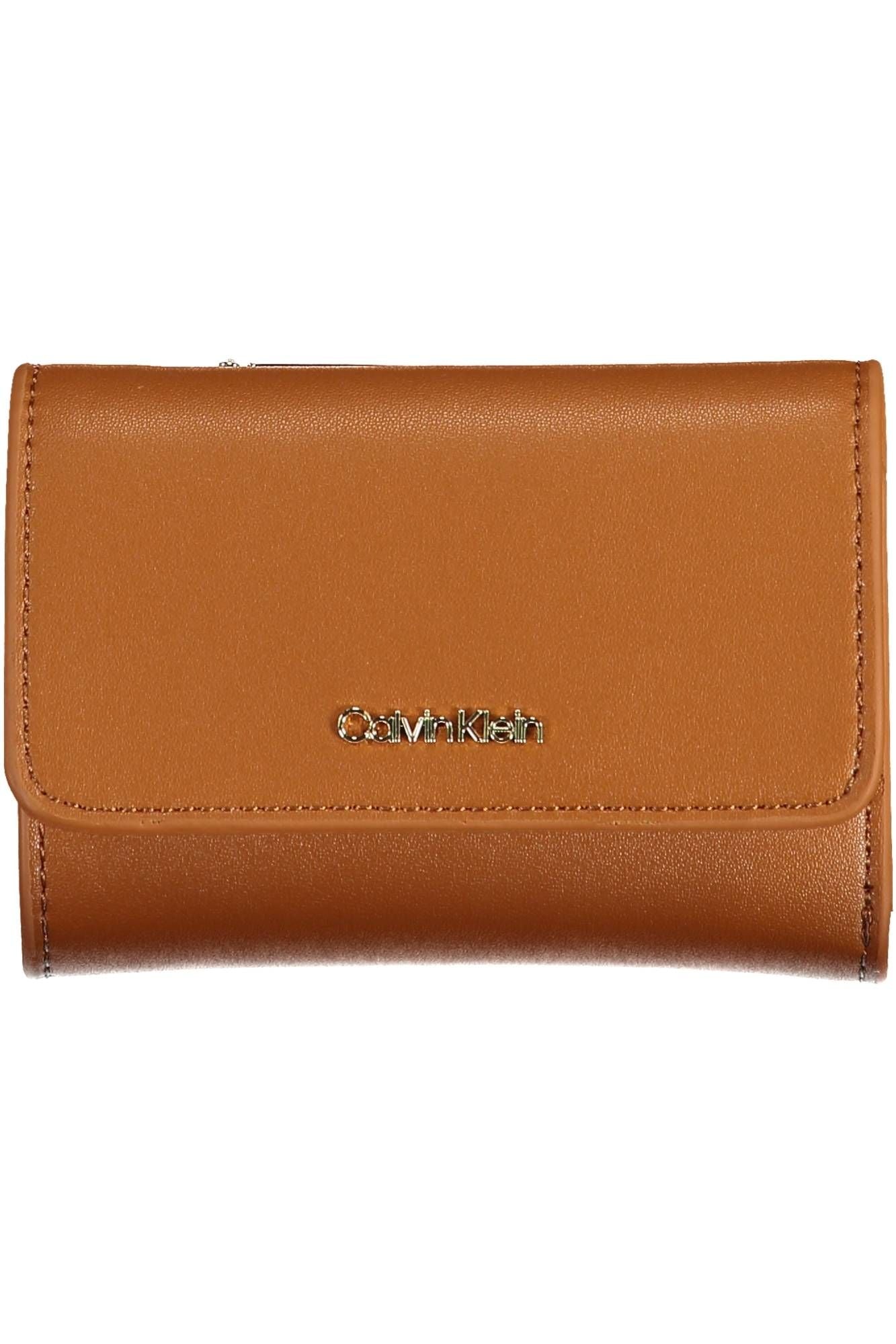 Elegant Brown Wallet with RFID Lock and Coin Pocket