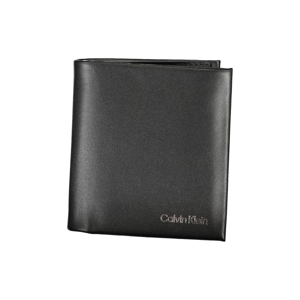 Sleek Black RFID-Secure Men's Wallet