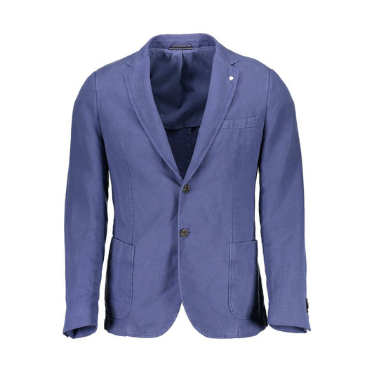 Elegant Long Sleeved Cotton-Linen Jacket