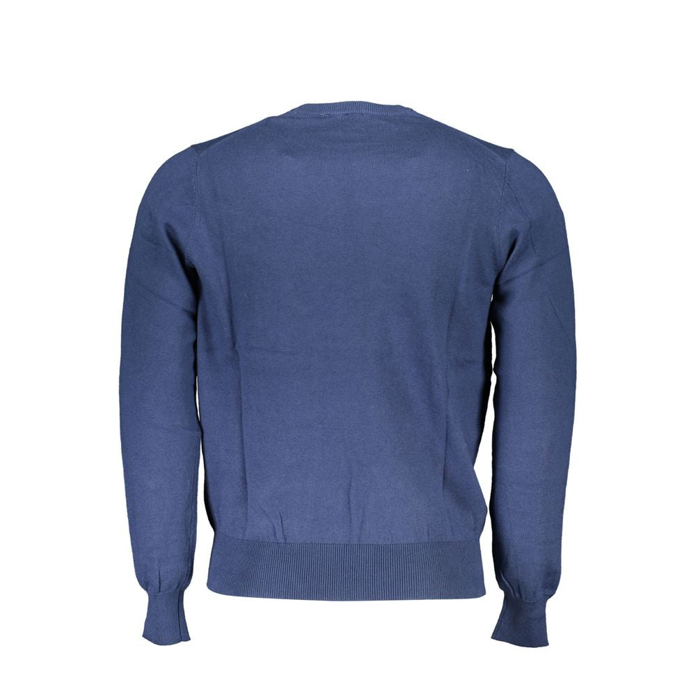 Crew Neck Blue Cozy Sweater