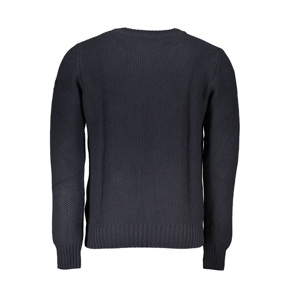 Eco-Conscious Crew Neck Sweater in Blue