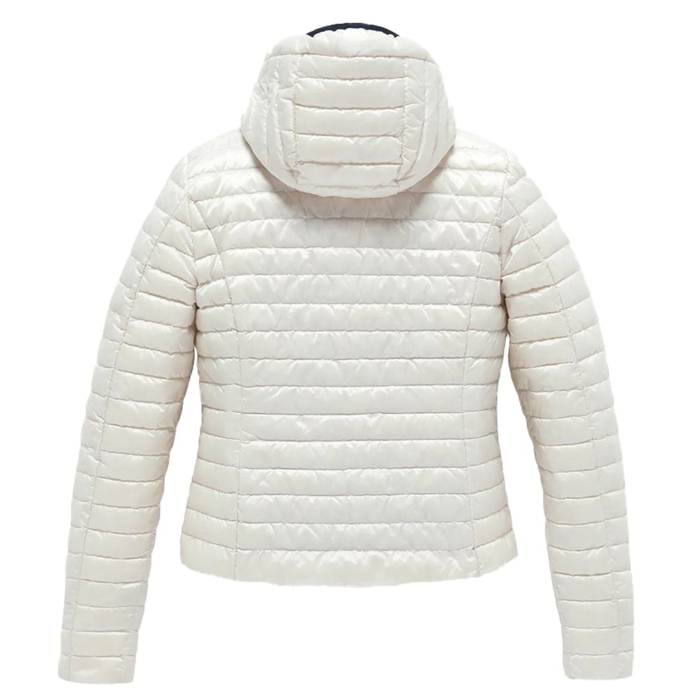 Elegant White Technical Light Jacket