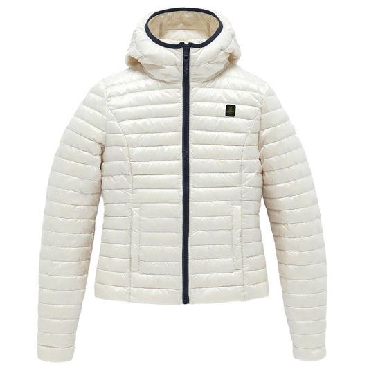 Elegant White Technical Light Jacket