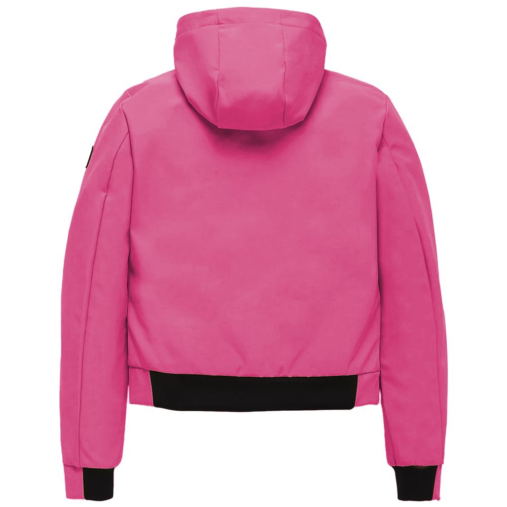 Elegant Fuchsia Soft-Shell Light Jacket