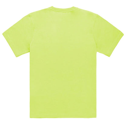 Crisp Cotton Logo Tee in Vibrant Yellow