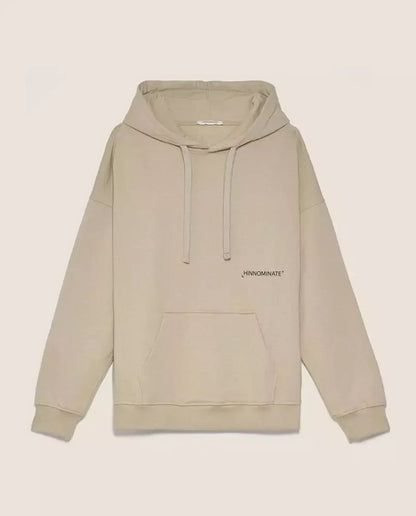 Beige Comfort Fit Italian Hoodie