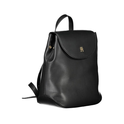 Elegant Black Backpack with Adjustable Straps