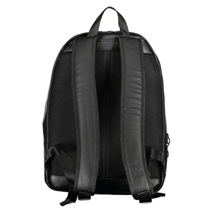 Elegant Urban Black Backpack with Laptop Compartment