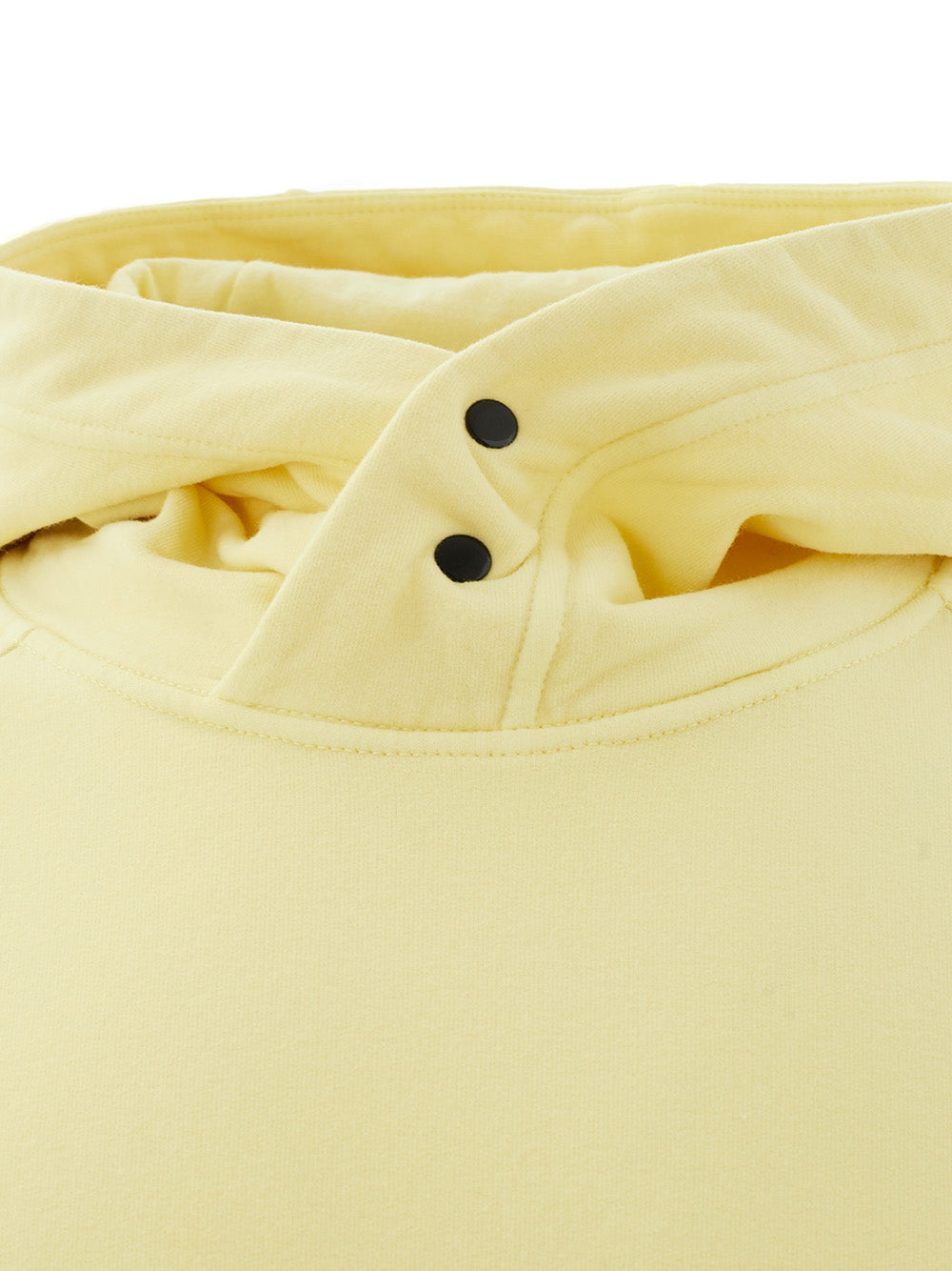 Sunshine Yellow Hooded Cotton Sweatshirt