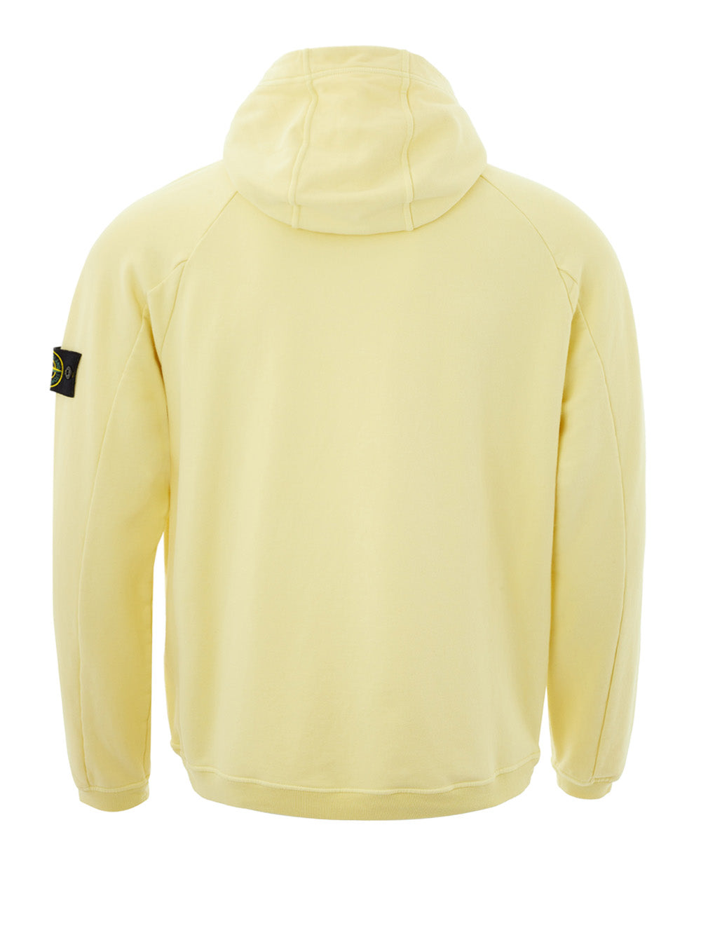 Sunshine Yellow Hooded Cotton Sweatshirt