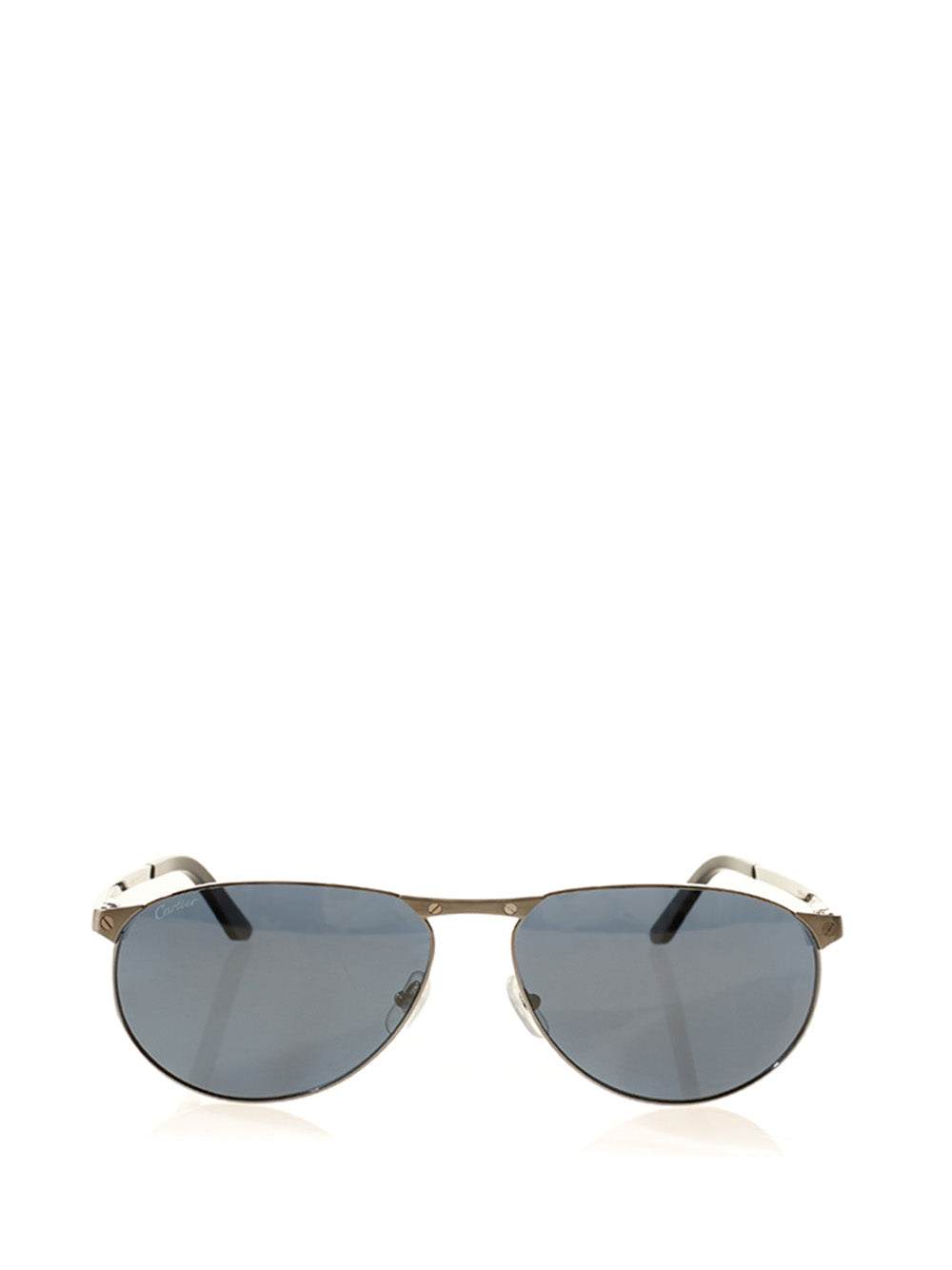 Elegant Silver-Tone Pilot Sunglasses