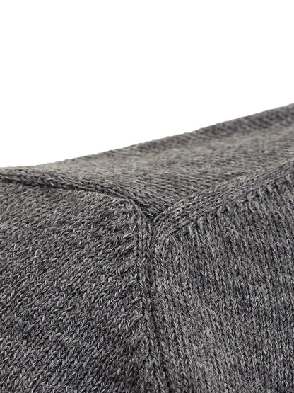 Classic Grey Wool Jumper - Elegant Men's Staple