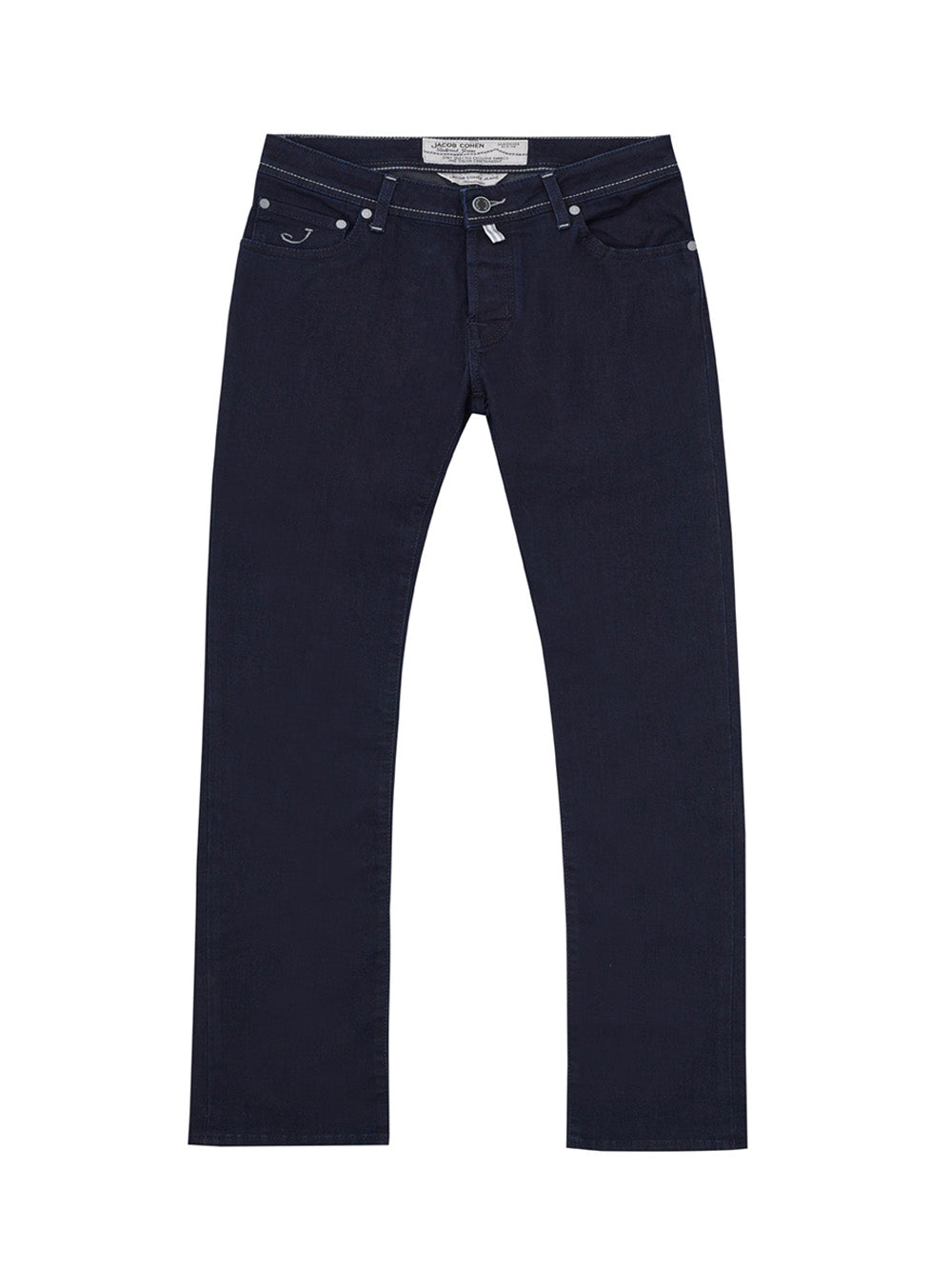 Elegant Dark Blue Denim Regula Fit Jeans