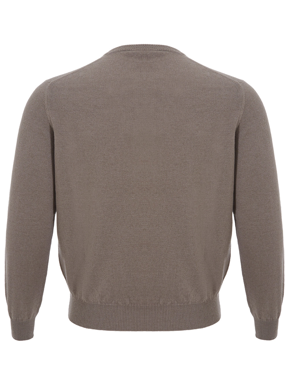 Elegant Dove Grey Cashmere Sweater