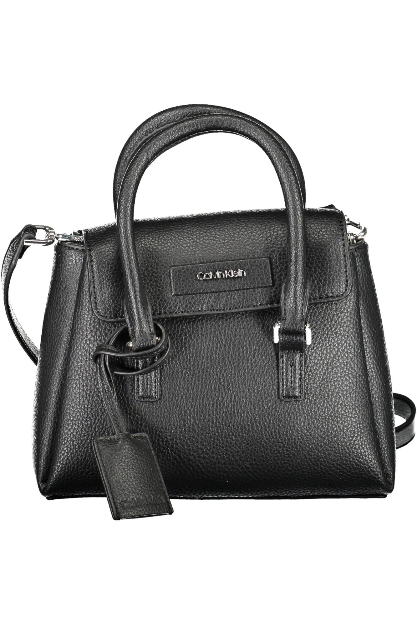 Elegant Black Dual-Compartment Shoulder Bag