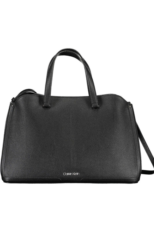 Elegant Black Handbag with Versatile Straps