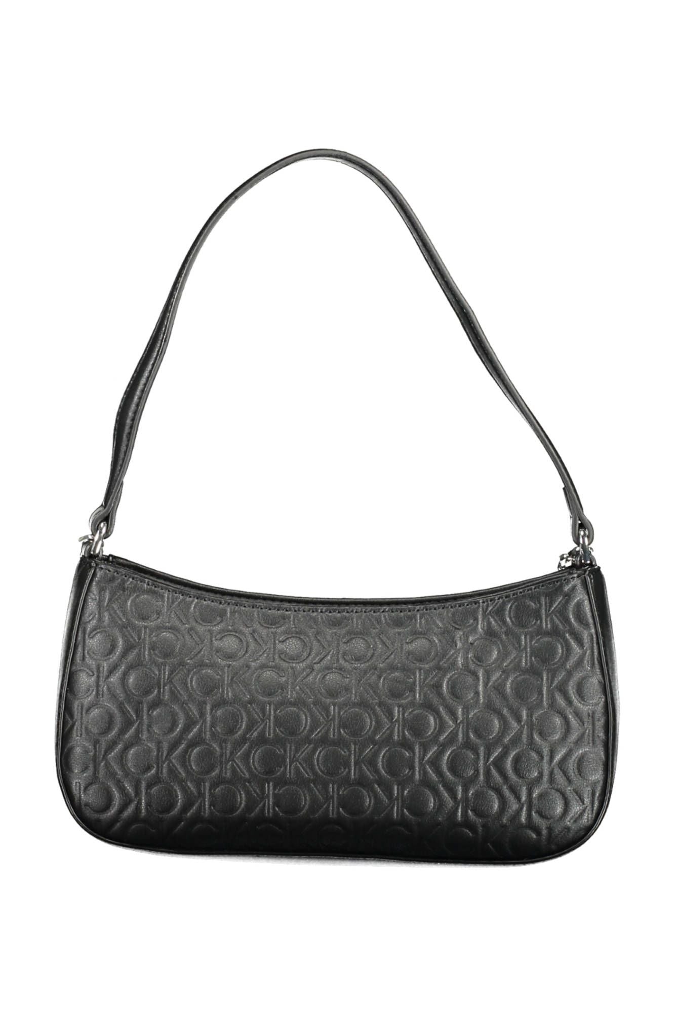 Eco-Chic Black Chain Handle Handbag