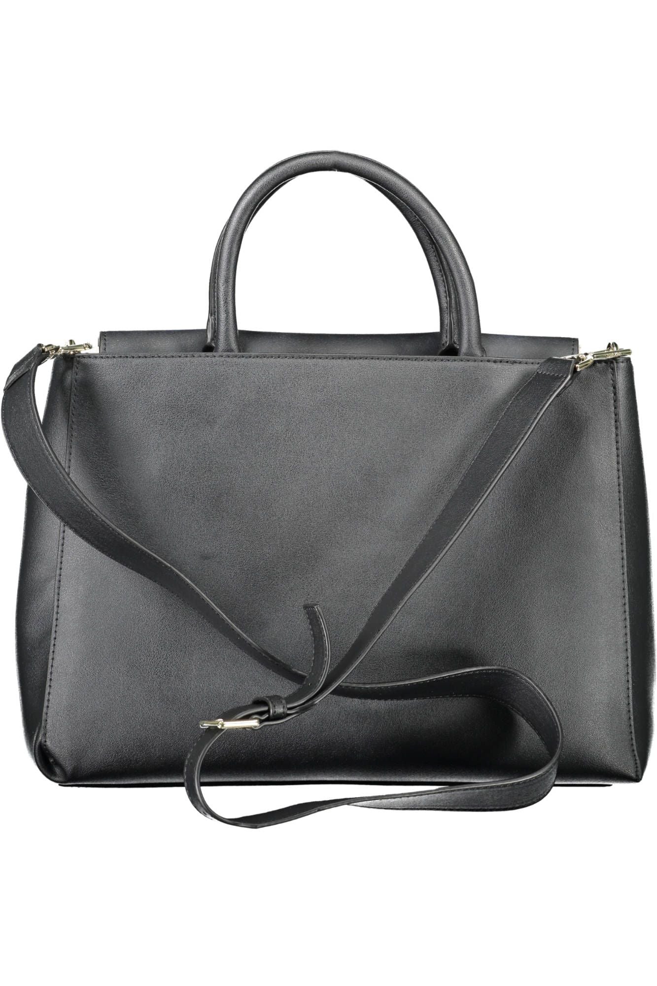 Elegant Dual-Handle Designer Bag with Logo