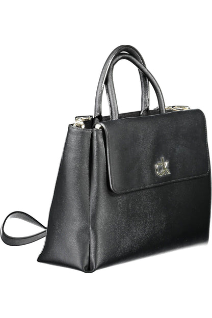 Elegant Dual-Handle Designer Bag with Logo