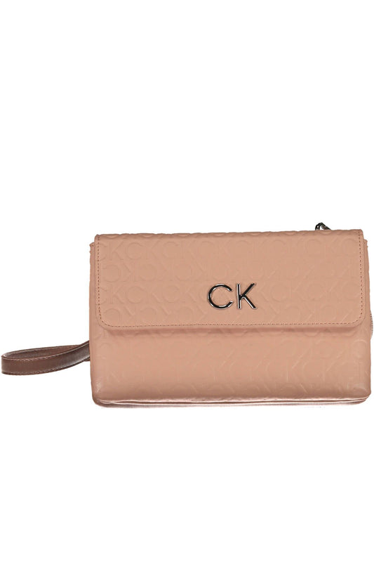 Chic Pink Dual Compartment Shoulder Bag