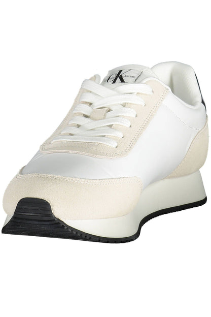 Eco-Conscious White Sneakers with Logo