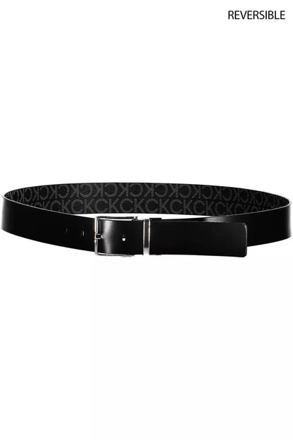 Reversible Black Logo Buckle Belt