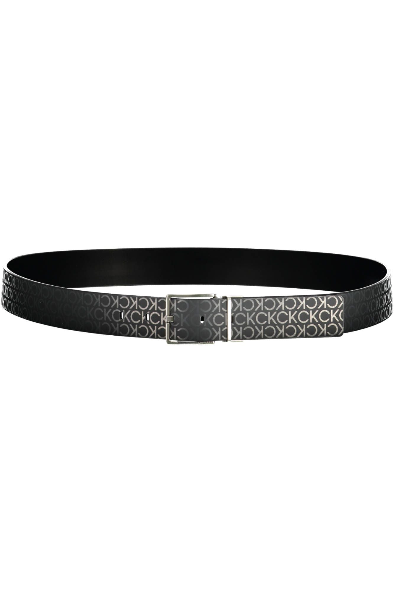 Reversible Black Belt with Logo Buckle