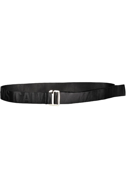 Sleek Nylon Adjustable Belt with Metal Buckle