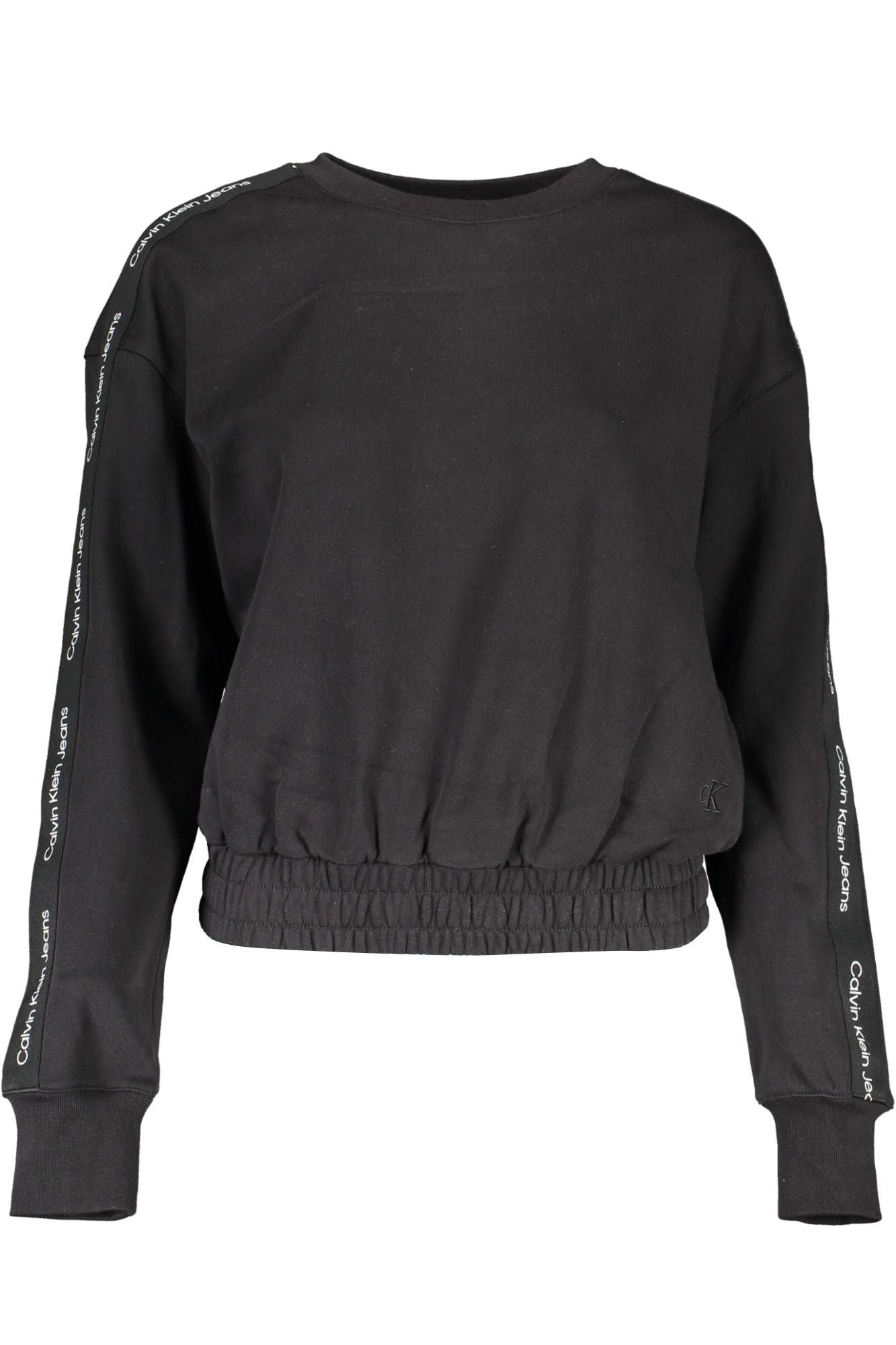 Chic Contrasting Detail Cotton Sweatshirt