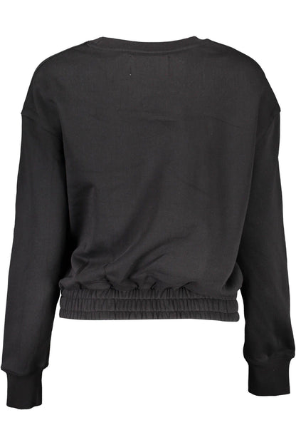 Chic Contrasting Detail Cotton Sweatshirt