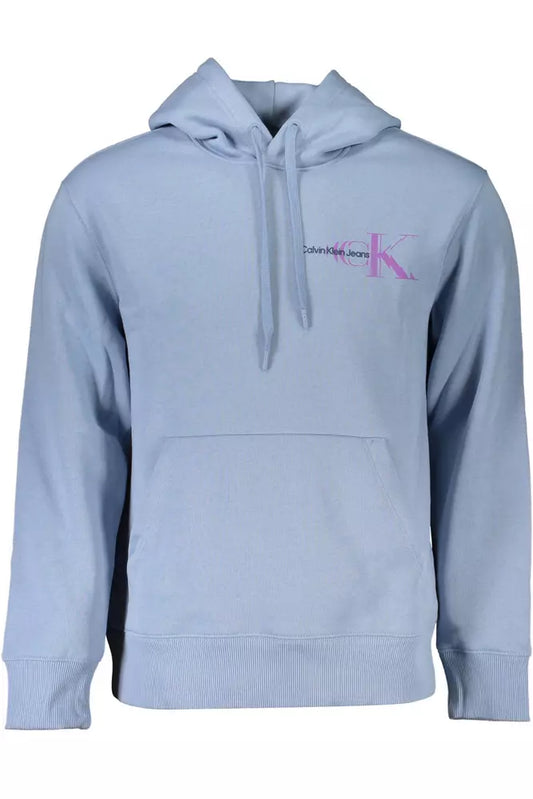 Elevated Light Blue Hooded Sweatshirt