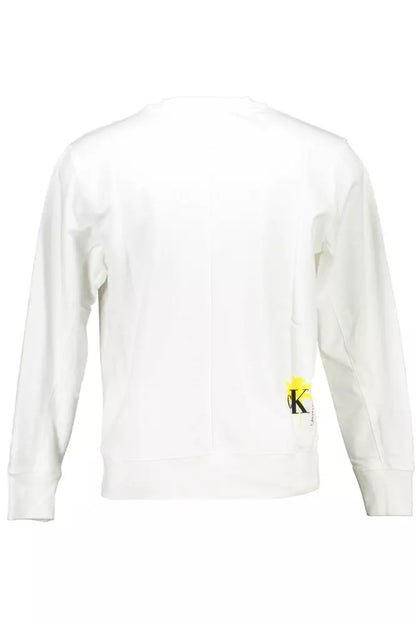 Organic Cotton Logo Sweatshirt in White