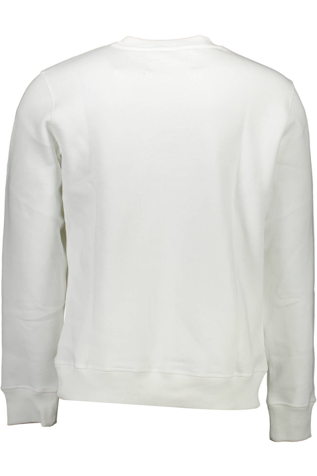 Elegant White Organic Cotton Sweater