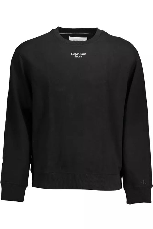 Sleek Cotton Logo Sweatshirt - Timeless Style