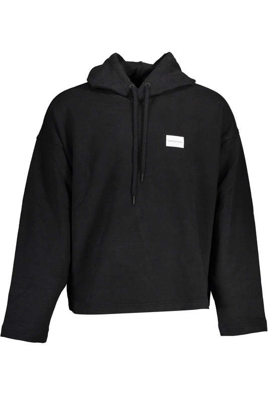 Eco-Friendly Black Hooded Sweatshirt