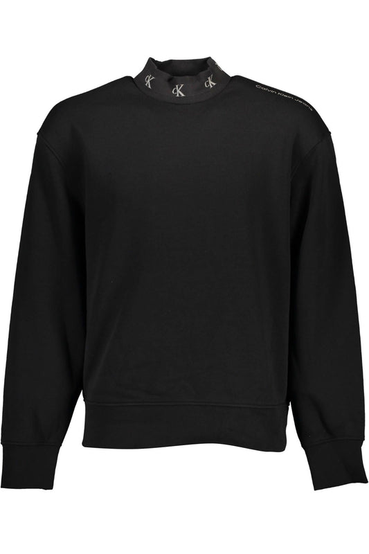 Sleek Cotton Sweatshirt with Embroidery