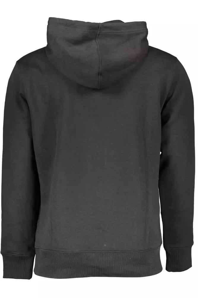 Sleek Cotton Blend Hooded Sweatshirt