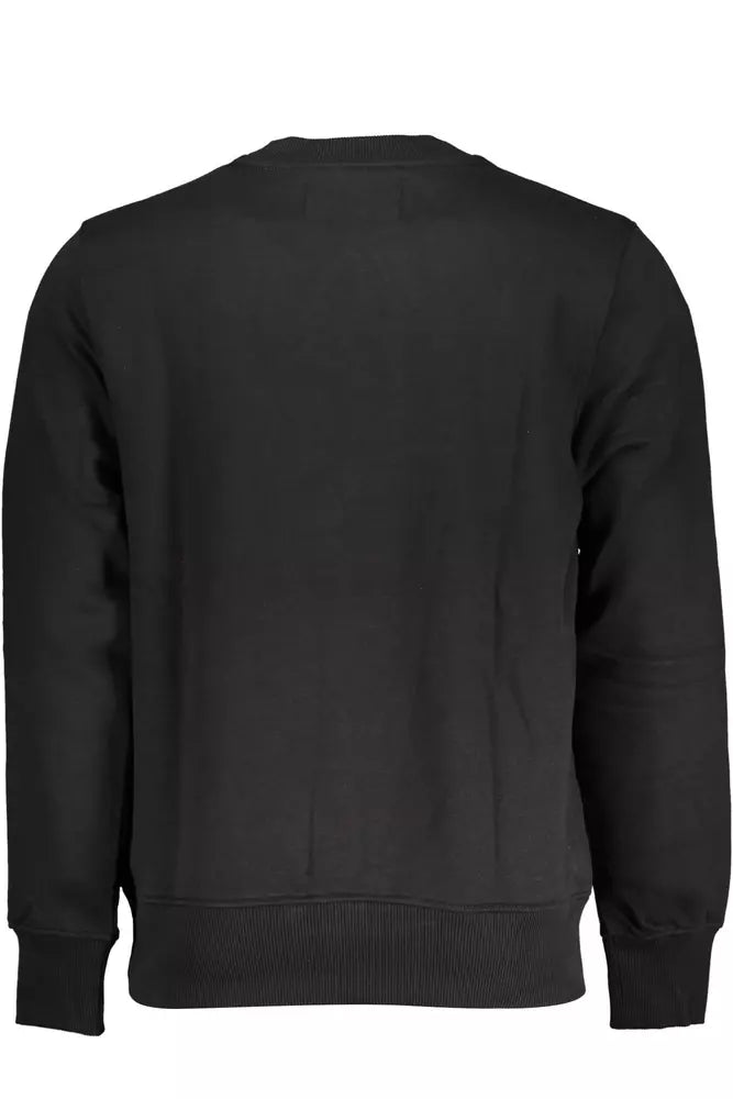 Sleek Calvin Klein Black Logo Sweatshirt