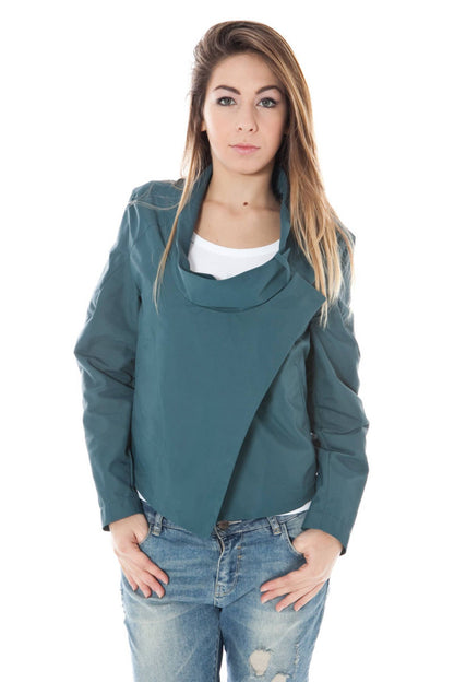 Chic Green Long Sleeve Sport Jacket