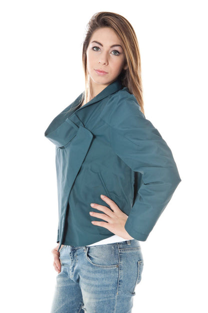 Chic Green Long Sleeve Sport Jacket