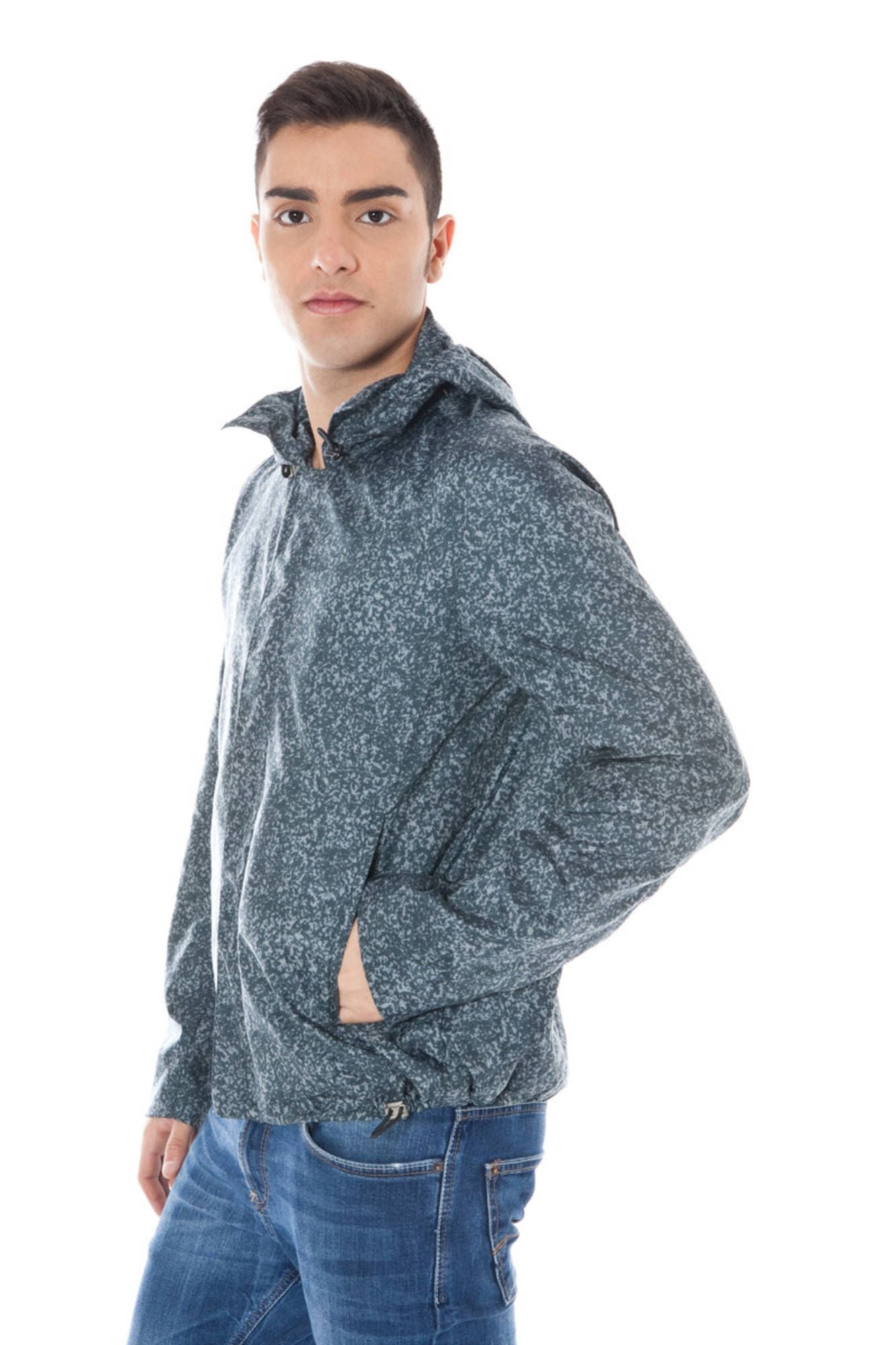 Chic Gray Long Sleeve Sport Jacket