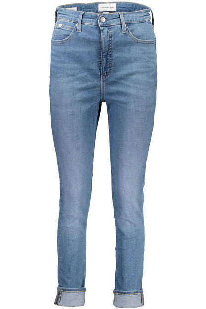 Chic Light Blue Stretch Skinny Jeans