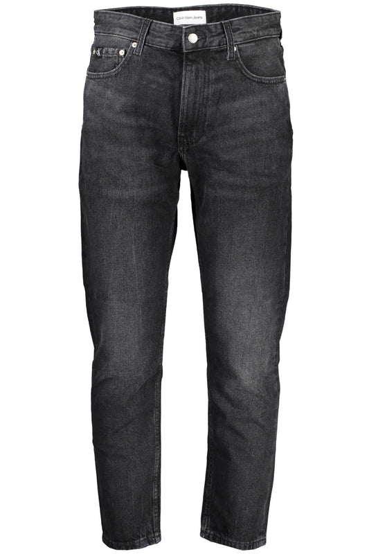 Elegant Calvin Klein Blue Cotton Jeans