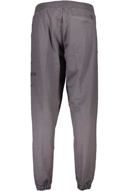 Elegant Sports Trousers with Embroidered Logo