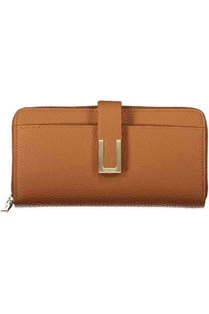 Elegant Brown Multi-Compartment Wallet